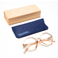 Lade das Bild in den Galerie-Viewer, Looplabb Lesebrille "Lolita", Crystal Champagne