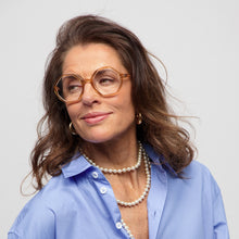 Lade das Bild in den Galerie-Viewer, Looplabb Lesebrille "Lolita", Crystal Champagne