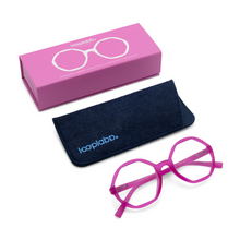 Lade das Bild in den Galerie-Viewer, Looplabb Lesebrille "Lolita", Hot Pink