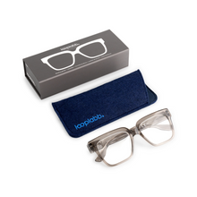 Lade das Bild in den Galerie-Viewer, Looplabb Lesebrille "Max", Crystal Black