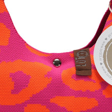 Lade das Bild in den Galerie-Viewer, Handtasche "Cloë", pink-oranges Leopardenmuster
