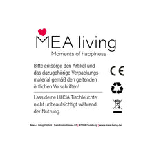 Lade das Bild in den Galerie-Viewer, Tischleuchte Lucia "Fuck."