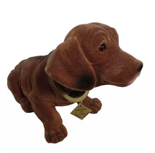 Lade das Bild in den Galerie-Viewer, Original Wackeldackel groß, braun