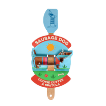 Lade das Bild in den Galerie-Viewer, Dackel-Keksausstecher & Teigschaber
