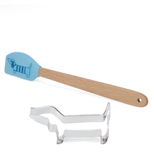 Lade das Bild in den Galerie-Viewer, Dackel-Keksausstecher & Teigschaber