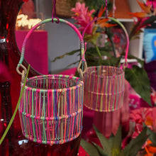 Lade das Bild in den Galerie-Viewer, Windlicht "Neon Strings", 10 cm