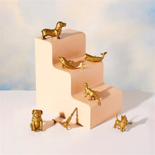 Lade das Bild in den Galerie-Viewer, Möbelknopf Dinosaurier, gold