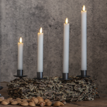 Lade das Bild in den Galerie-Viewer, 4er Set LED-Kerzen versch. Größen, weiß