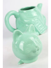 Lade das Bild in den Galerie-Viewer, Teekanne "Lucky Cat", türkis