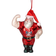 Lade das Bild in den Galerie-Viewer, Weihnachtsanhänger "Santa Bodybuilder"