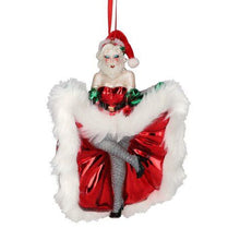 Lade das Bild in den Galerie-Viewer, Weihnachtsanhänger "Santa Dragqueen"