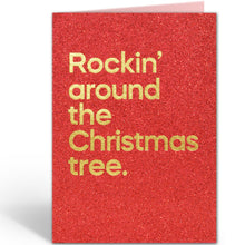 Lade das Bild in den Galerie-Viewer, Weihnachtskarte "Rockin´Around The Christmas Tree"