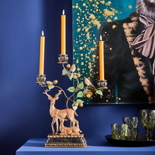 Lade das Bild in den Galerie-Viewer, Kerzenhalter "Hirsche", 46 cm