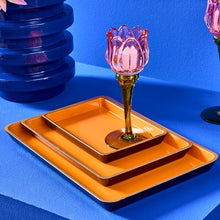 Lade das Bild in den Galerie-Viewer, Windlicht "Tulpe" rosa, 18.5 cm