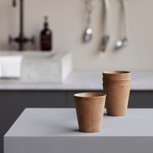 Lade das Bild in den Galerie-Viewer, House Doctor 4er-Set Becher "Serveur", braun