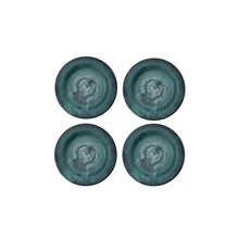 Lade das Bild in den Galerie-Viewer, House Doctor 4er-Set Teller "Serveur", grün 18 cm