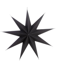 Lade das Bild in den Galerie-Viewer, House Doctor Papierstern "9 Point" schwarzbraun, 60 cm