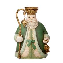 Lade das Bild in den Galerie-Viewer, Bungalow Kerzenhalter "Santa", grün