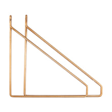 Lade das Bild in den Galerie-Viewer, House Doctor 2er-Set Regalträger "Apart", gold