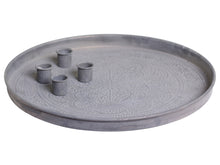 Lade das Bild in den Galerie-Viewer, Adventsteller mit magnetischen Kerzenhaltern als Adventskranz.