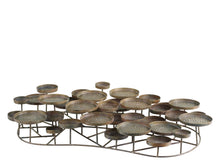 Lade das Bild in den Galerie-Viewer, XXL-Kerzenhalter mit 30 Haltern für Stumpenkerzen in verschiedenen Größen.