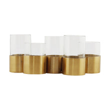 Lade das Bild in den Galerie-Viewer, House Doctor Teelichthalter/Vase "T5", gold