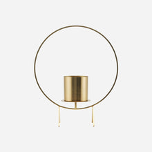 Lade das Bild in den Galerie-Viewer, House Doctor Kerzenhalter/ Übertopf "Circle", gold