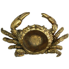 Lade das Bild in den Galerie-Viewer, Ansicht der goldenen Krabbenschale von oben.