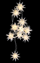 Lade das Bild in den Galerie-Viewer, LED-Lichterkette mit 10 warmweißen 3D-Sternen
