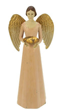 Lade das Bild in den Galerie-Viewer, Meander Kerzenhalter in Form eines Engels im klassischen Nostalgie-Look.