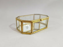 Lade das Bild in den Galerie-Viewer, 3er-Set Schmuckkästen, Glas/ Metall