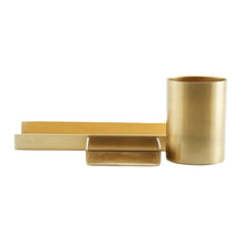 Lade das Bild in den Galerie-Viewer, Monograph 3-teiliges Office-Set, gold