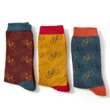 Lade das Bild in den Galerie-Viewer, Mr. Heron Socken-Geschenkbox "Bike Lover", 3 Paar/Box