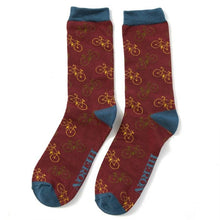 Lade das Bild in den Galerie-Viewer, Mr. Heron Socken-Geschenkbox "Bike Lover", 3 Paar/Box