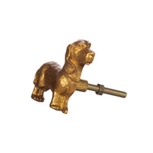 Lade das Bild in den Galerie-Viewer, Möbelknopf Dackel, gold