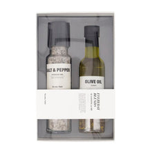 Lade das Bild in den Galerie-Viewer, Nicolas Vahé Geschenkset Everyday Blends mit Salz & Pfeffer und Olivenöl mit Zitronenaroma