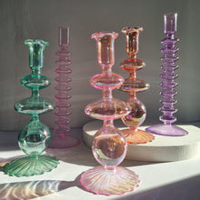 Lade das Bild in den Galerie-Viewer, Ravie Kerzenhalter "Bubble" peach, 22.5 cm
