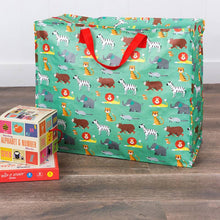 Lade das Bild in den Galerie-Viewer, XXL Aufbewahrungstasche "Animal Park"