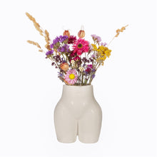 Lade das Bild in den Galerie-Viewer, Vase "Body" creme, 15 cm