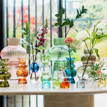 Lade das Bild in den Galerie-Viewer, Vase "Bubble" grau/grün, 22 cm