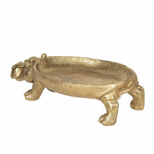 Lade das Bild in den Galerie-Viewer, Deko-Schale Nilpferd, gold