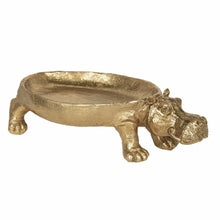 Lade das Bild in den Galerie-Viewer, Deko-Schale Nilpferd, gold
