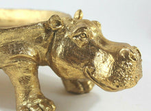 Lade das Bild in den Galerie-Viewer, Deko-Schale Nilpferd, gold