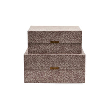 Lade das Bild in den Galerie-Viewer, House Doctor 2er-Set Boxen "Floral", grau