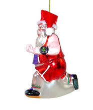 Lade das Bild in den Galerie-Viewer, Weihnachtsanhänger "Running Santa"