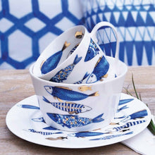 Lade das Bild in den Galerie-Viewer, Schale "Blue Fish", 14 cm