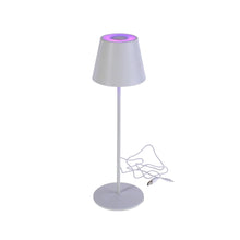 Lade das Bild in den Galerie-Viewer, Werner Voß Tischlampe Lys mit USB-Kabel und lilanem Licht