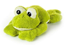 Lade das Bild in den Galerie-Viewer, XXL-Kuscheltier der Firma Inware in Form eines grünen Froschs.