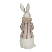 Lade das Bild in den Galerie-Viewer, Clayre &amp; Eef Hase mit Stock rosa, 27 cm
