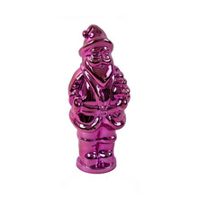Lade das Bild in den Galerie-Viewer, Weihnachtsmann aus Glas, pink, 48 cm
